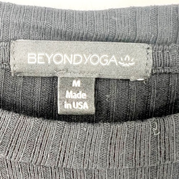 ✅ Beyond Yoga No Stress Dress BLACK SIZE MEDIUM LONG SLEEVE - Picture 4 of 8